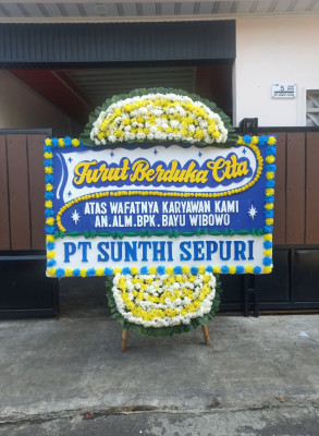 Papan Bunga Duka di Faudu